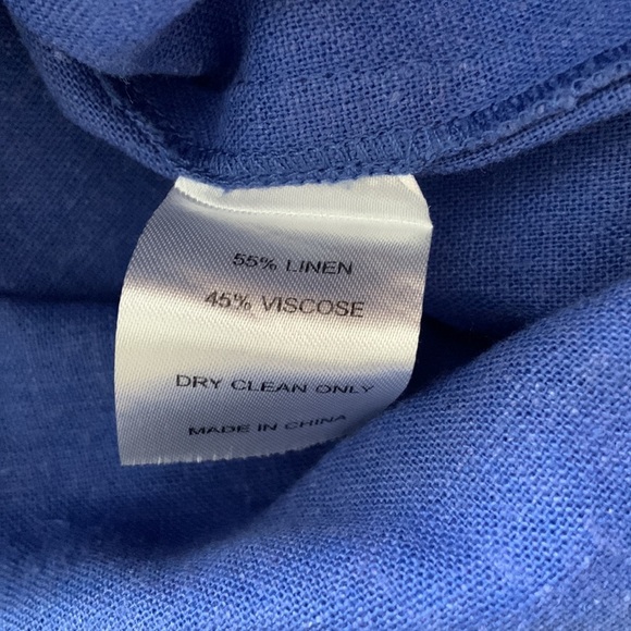 Marie Oliver Blue & White Off the Shoulder Darcy Dress - Picture 12 of 12